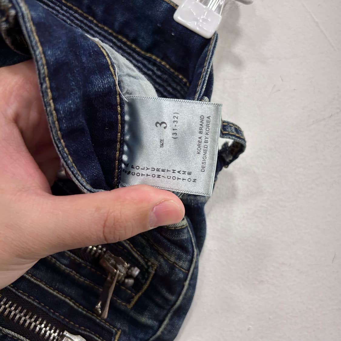 JMC JEANS 슬림핏 스판 바이커 데님팬츠 상품이미지4