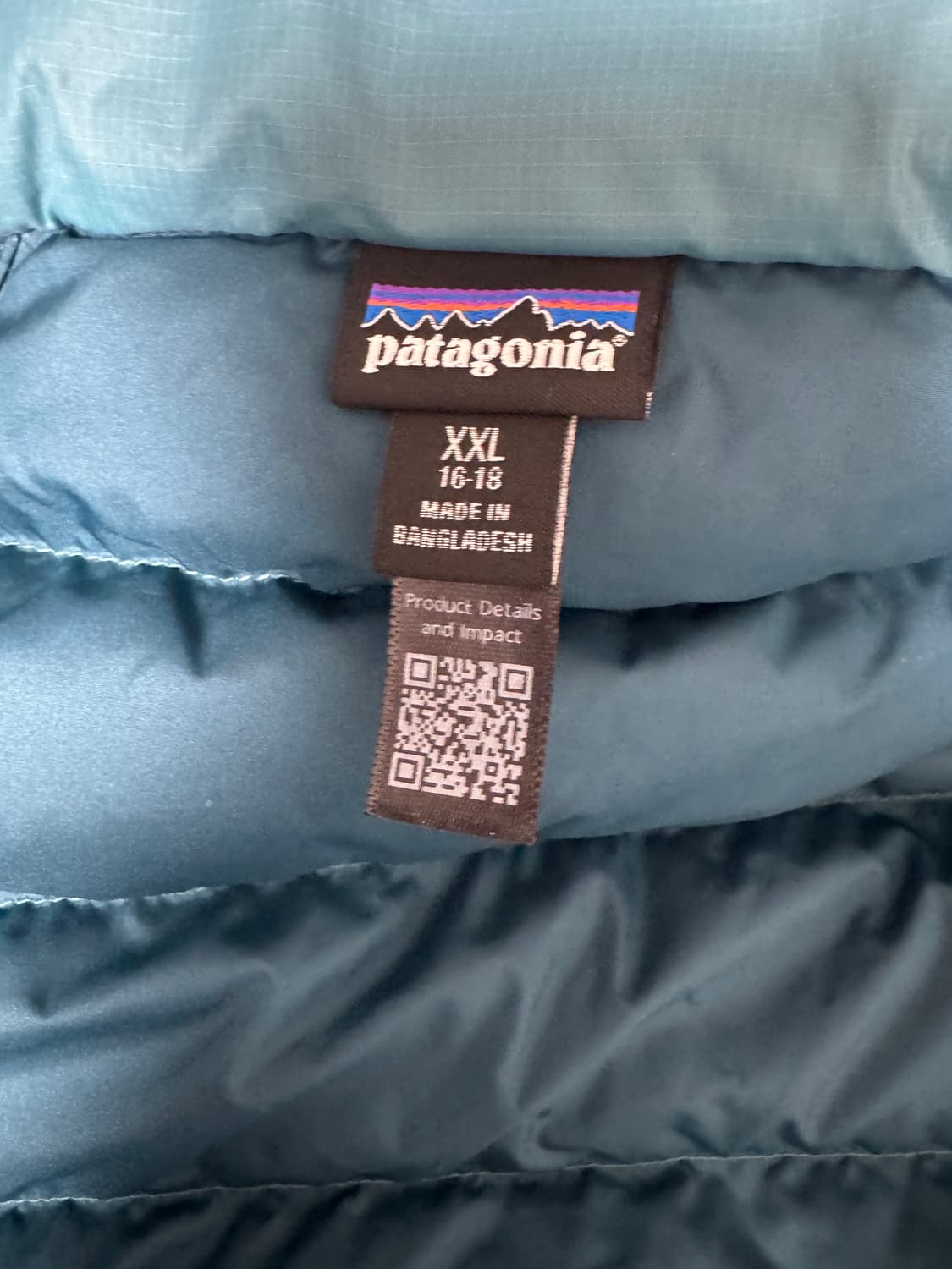 파타고니아 다운스웨터 자켓 경량패딩 키즈 XXL 상품이미지3