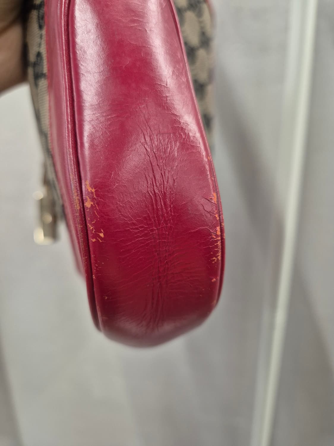 구찌 GG 캔버스 숄더백 핑크 상품이미지6