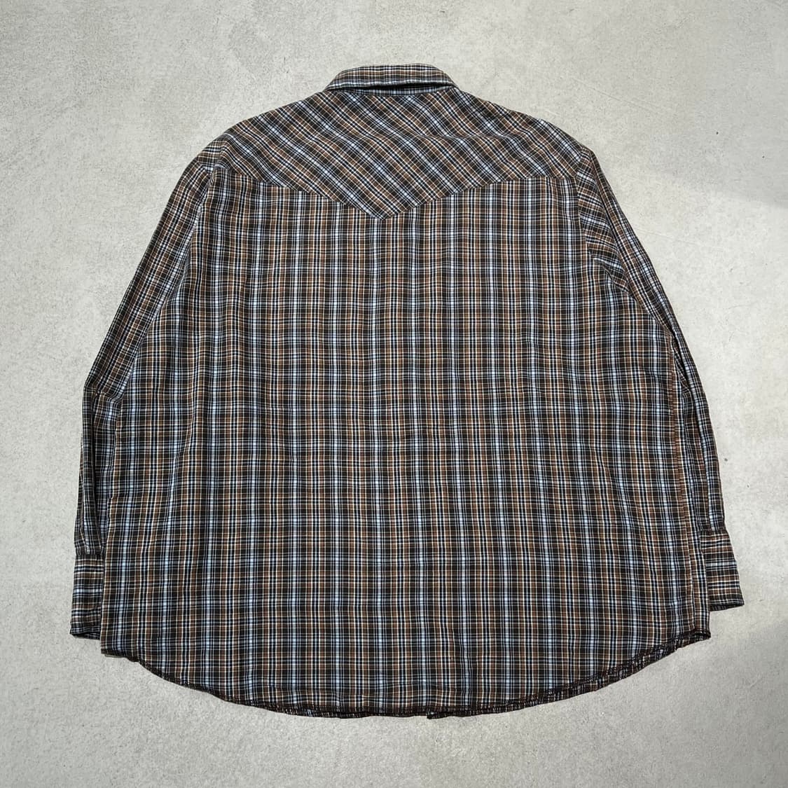 랭글러 웨스턴 체크셔츠 s10759 상품이미지2