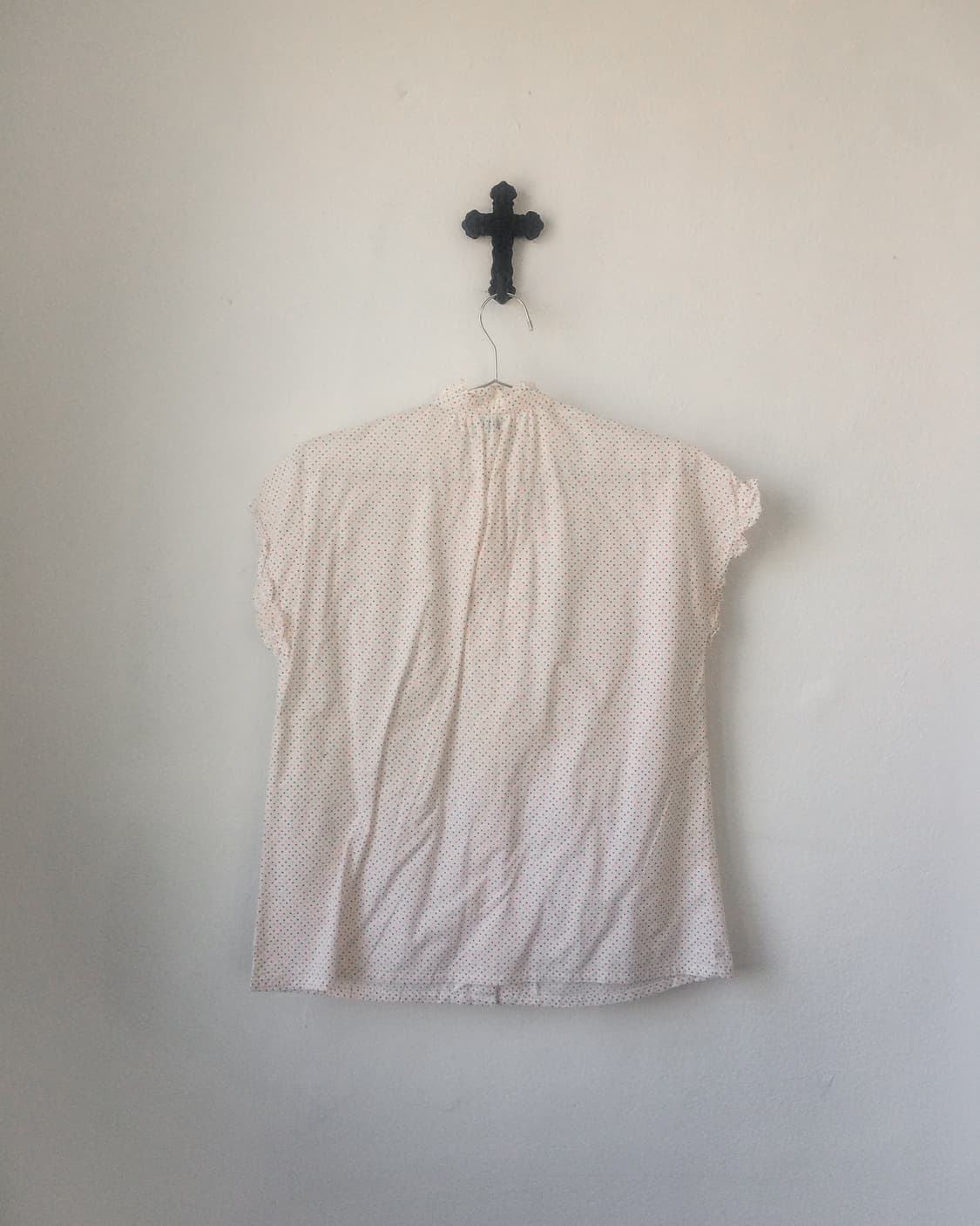 Tied dot pattern blouse 상품이미지2