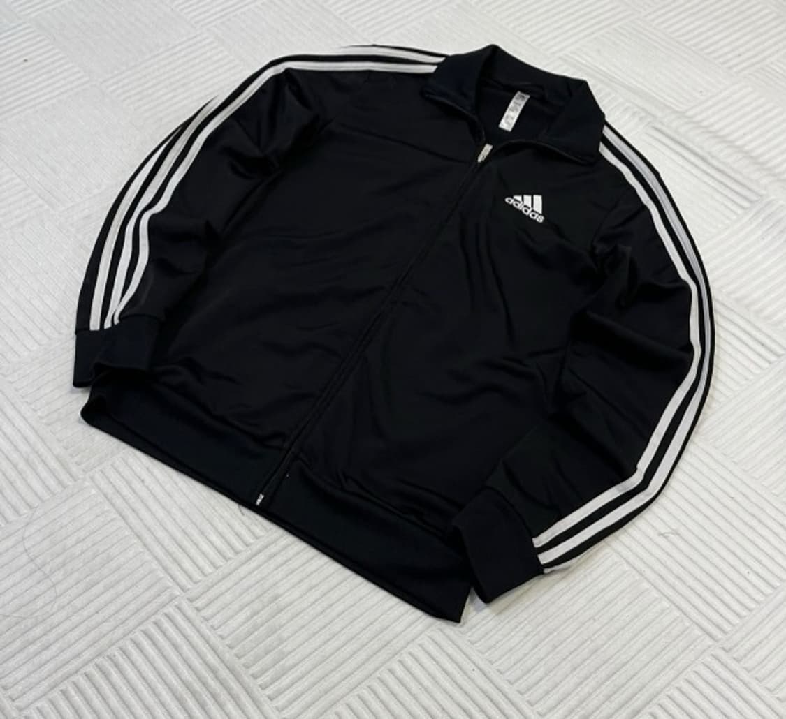 아디다스 블랙 검흰 트랙탑 져지집업 90/S 상품이미지1