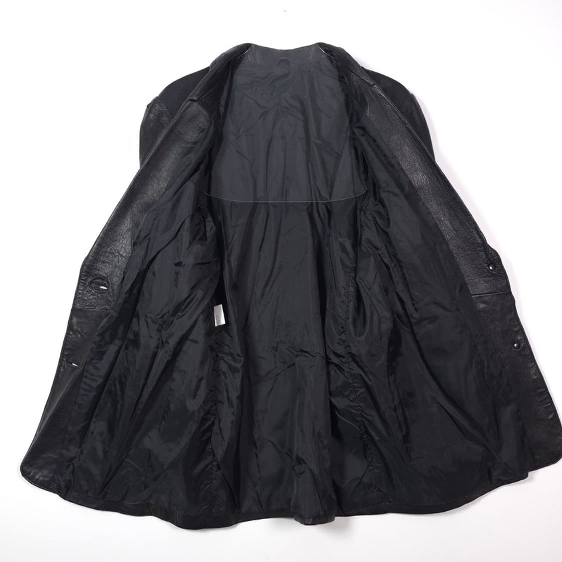 빈티지 천연 양가죽 2버튼 오버핏 레더 블레이저 66 상품이미지5