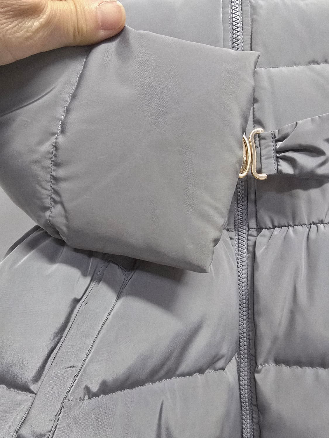 프렌치캣 여아 털카라 벨트 다운패딩 코트 상품이미지4