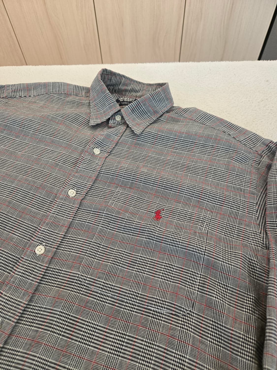 폴로 랄프로렌 체크 긴팔 셔츠 M(크게 나와서 XL~2XL 추천) 상품이미지7