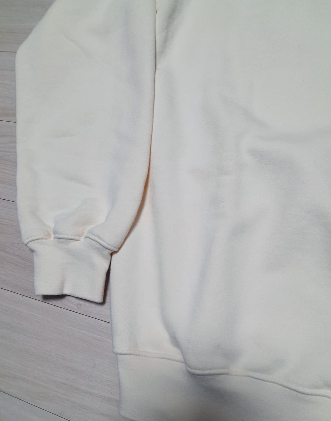 💥(새상품) 디스이즈네버댓 스웻셔츠 아이보리 (M)   상품이미지7