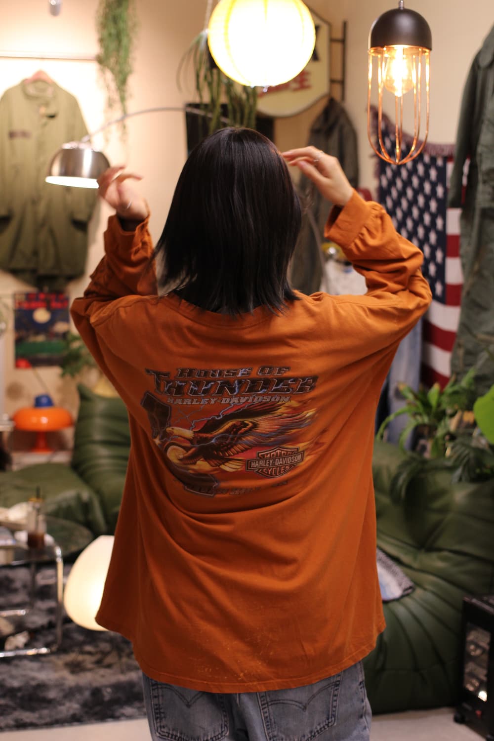 00s Harley-Davidson Thunder Longsleeve 상품이미지3