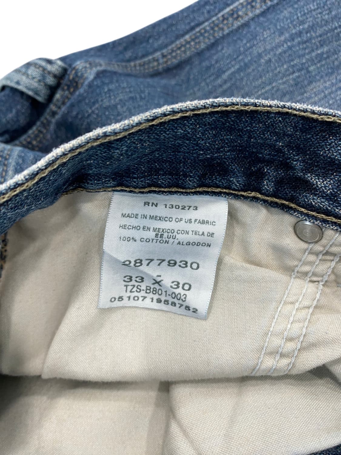 리 카펜터 데님 팬츠 (33) H0419 상품이미지7