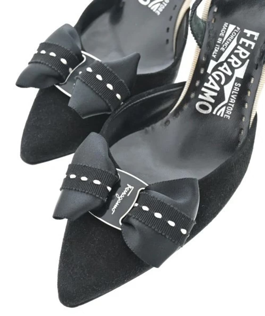 페라가모 스웨이드 슬링백 뮬 Size 6.5 (거의 새거) 상품이미지2