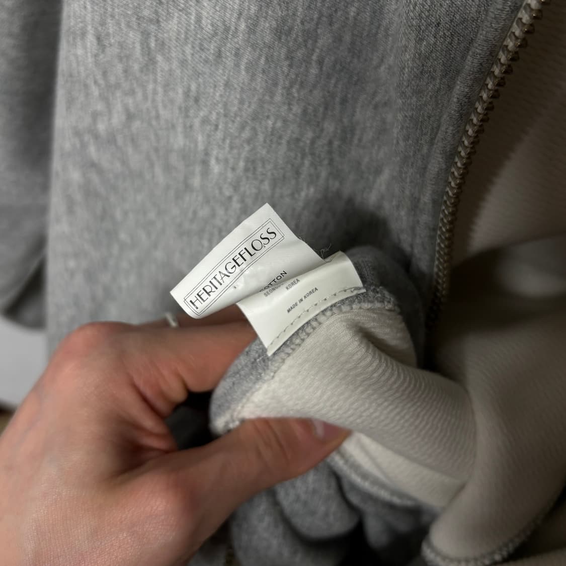 heritagefloss hoodie zip-up 상품이미지4