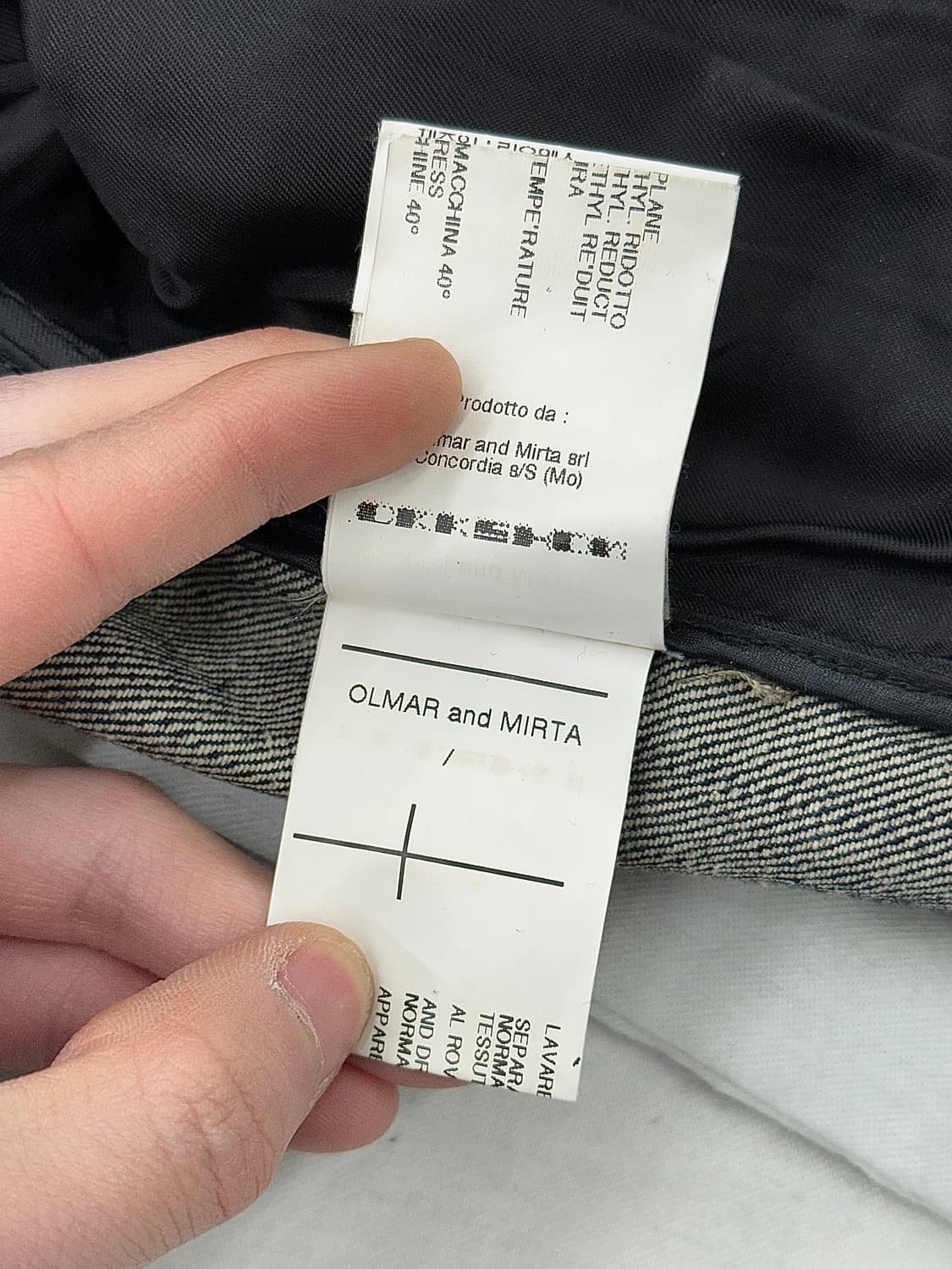 릭 오웬스 하이브리드 몰리노 슬리브 데님 자켓 상품이미지10