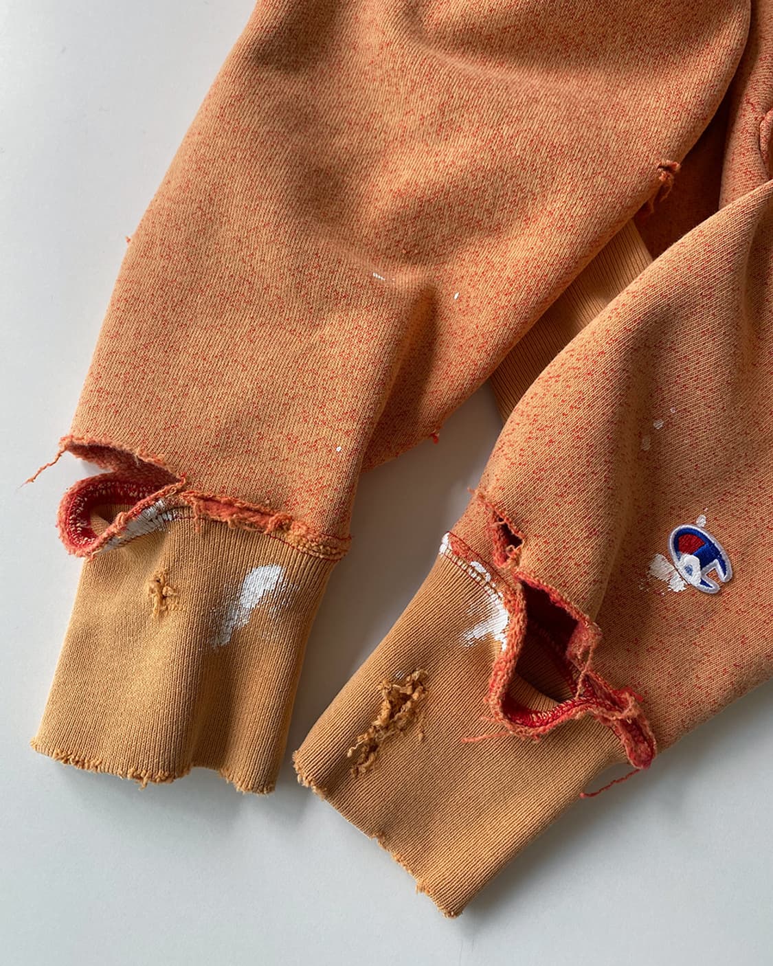 챔피온 리버스위브 디스트로이드 페인팅 후드티 상품이미지8