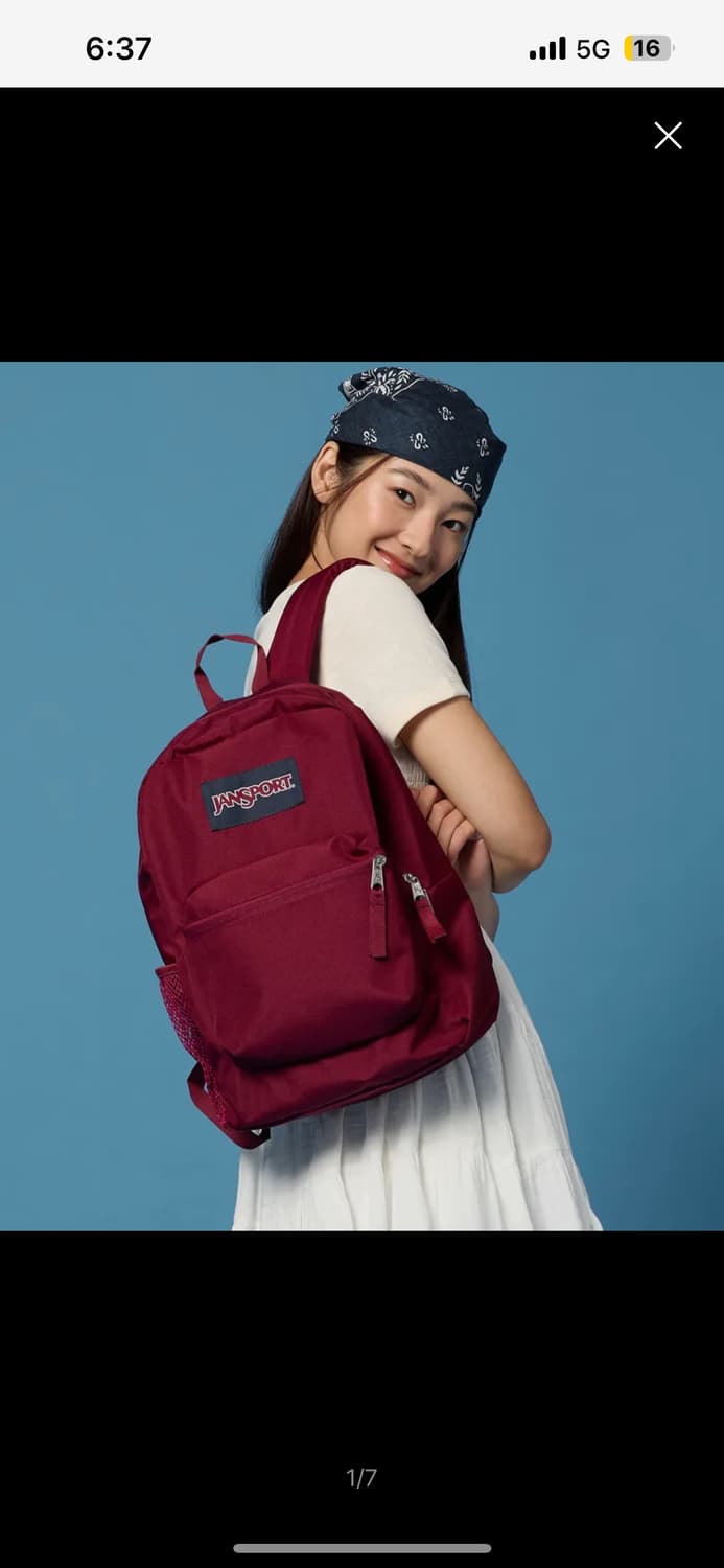 잔스포츠 백팩 트랜스포트팩 RUSSET RED 러셋 레드 상품이미지1