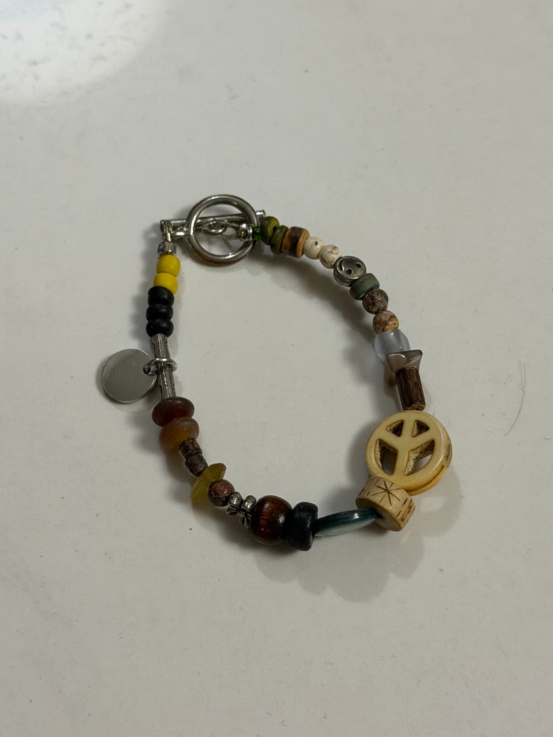 토우토우 아카이브 피스마크 심볼 비즈 팔찌 상품이미지1