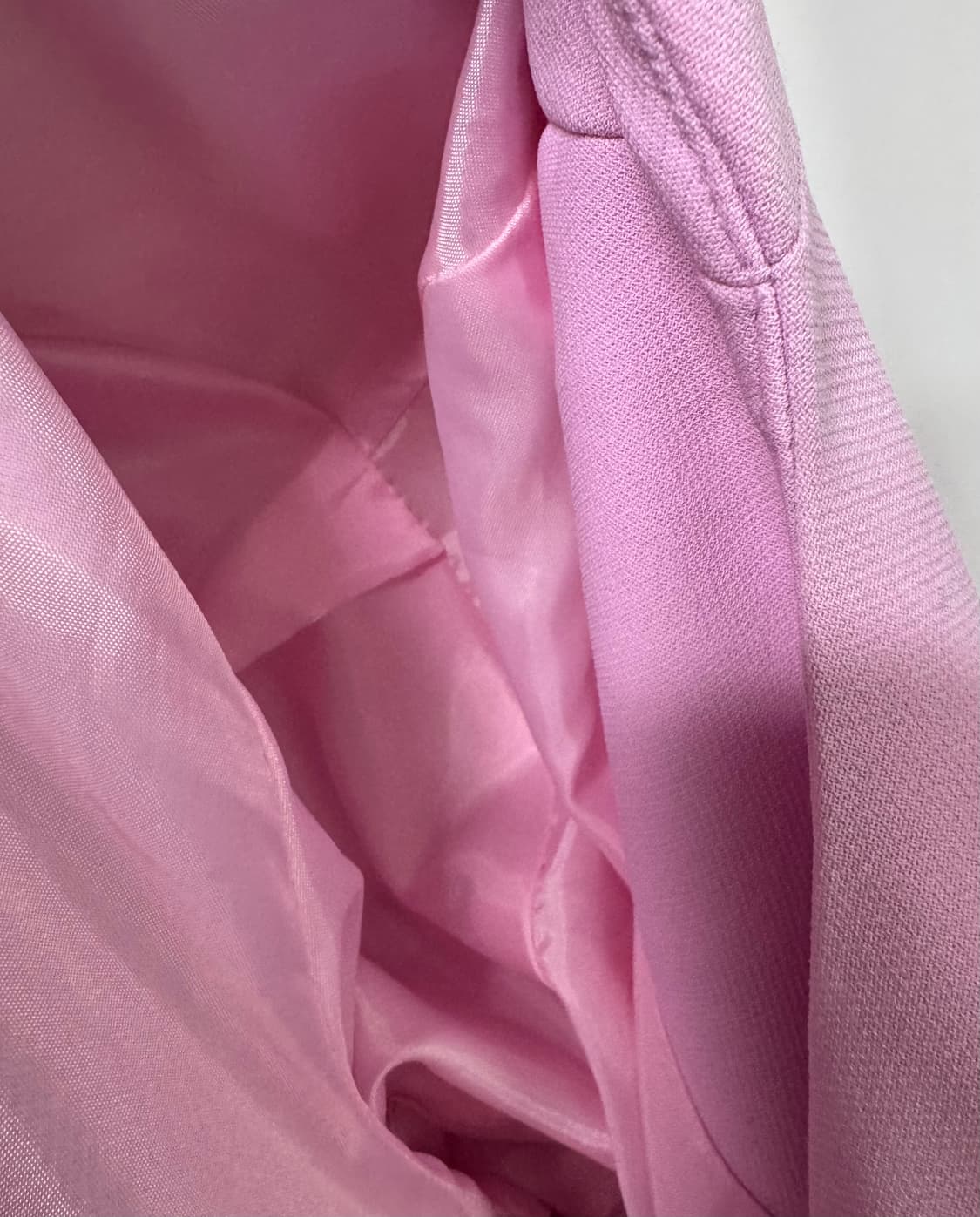 Kim'z 핑크 오버핏 노카라 자켓 상품이미지9