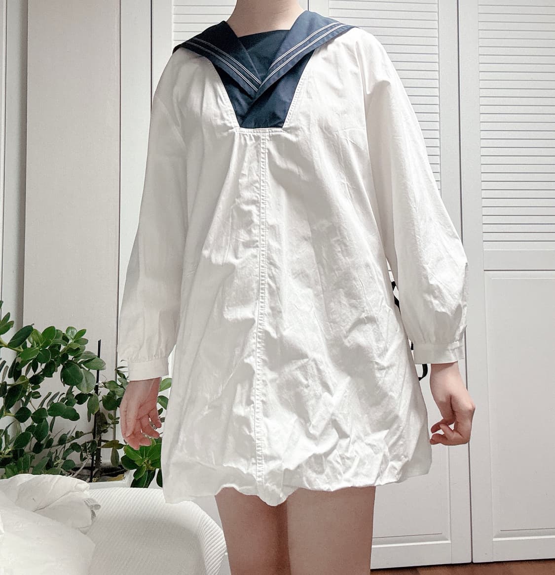 lucky chouette 세일러 원피스 상품이미지8