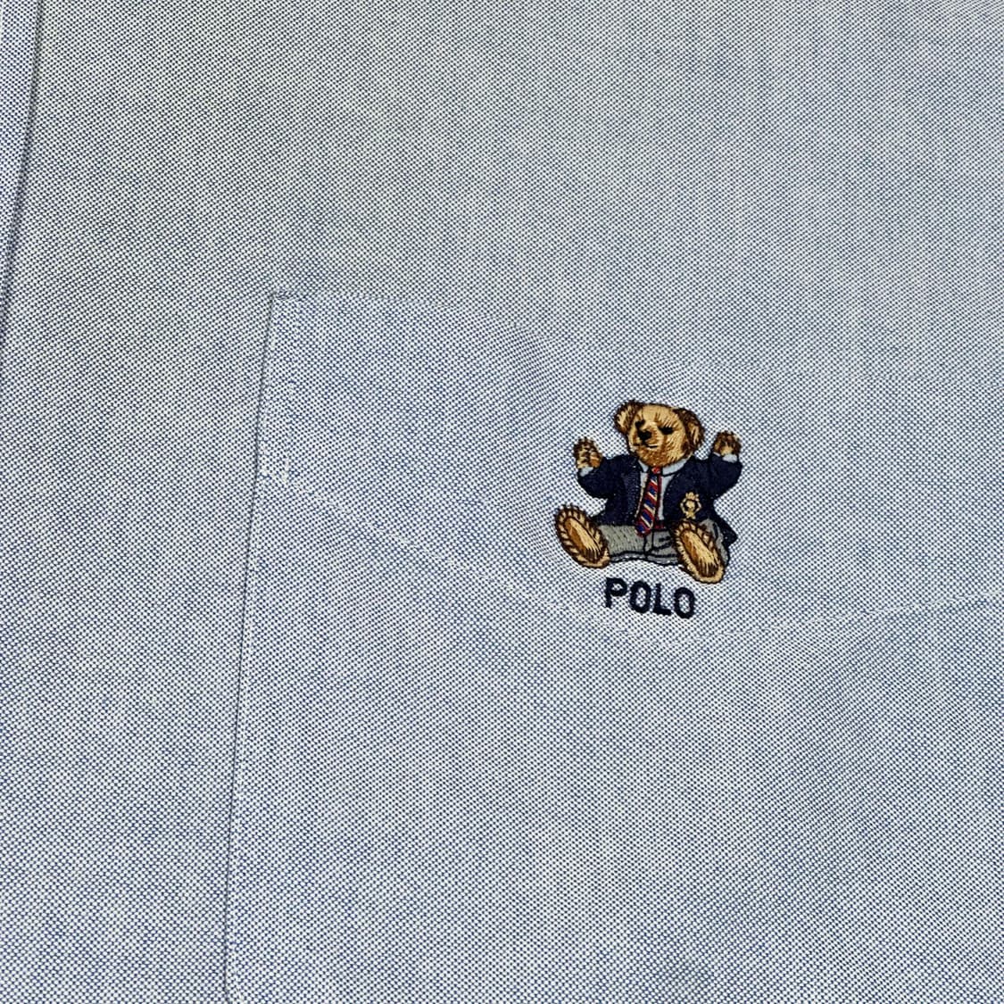 (오염존재, 실측2XL) 폴로 랄프로렌 베어 클래식 옥스포드 셔츠 상품이미지3