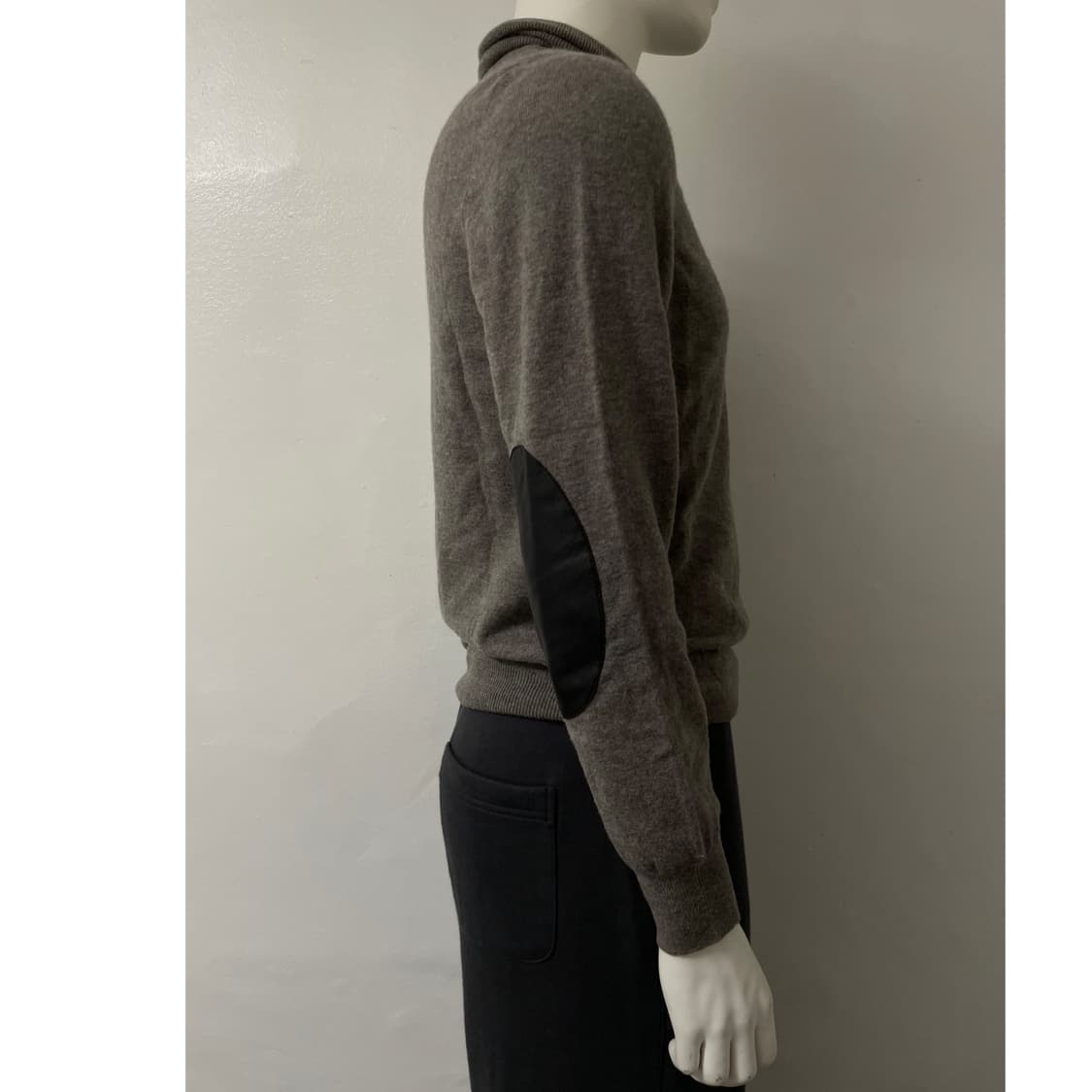 turtle neck elbow patch knit 상품이미지2