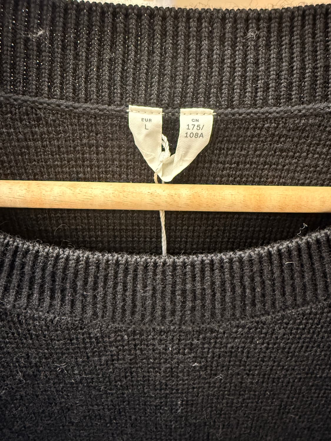 Arket 아르켓 새상품 블랙 니트 상품이미지5