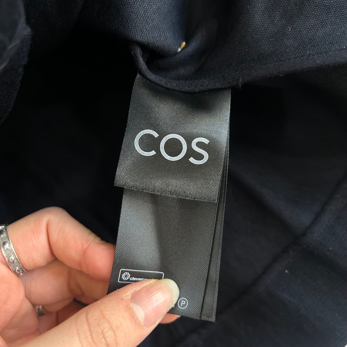 Cos 코스 데드스탁 블랙 코튼 자켓 상품이미지6