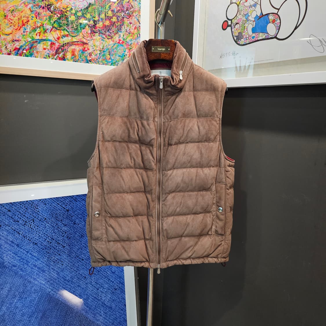 브루넬로 쿠치넬리 스웨이드 신상 조끼/베스트 상품이미지2