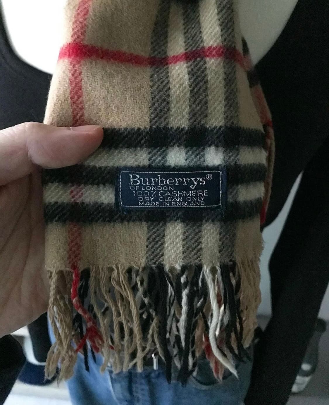 버버리 노바체크 캐시미어 머플러 상품이미지2