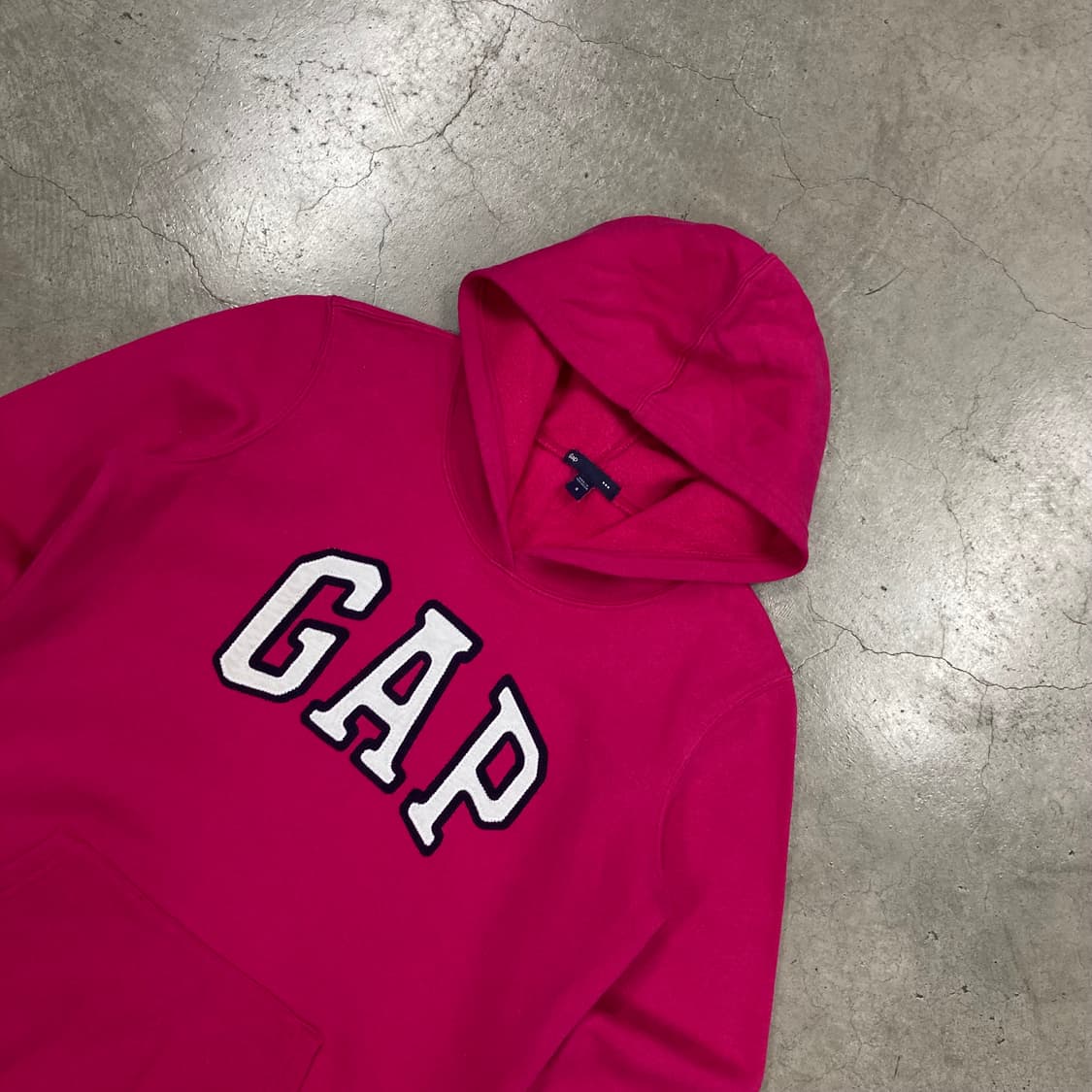 GAP 핑크 컬러 스펠아웃 빅로고 후드티 상품이미지2