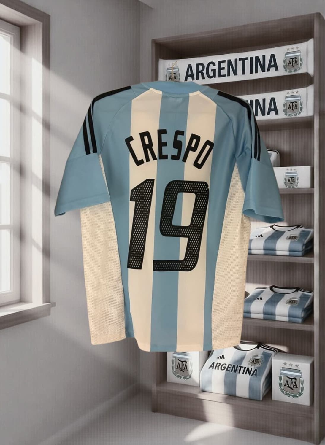 02 아르헨티나 국대 홈 크레스포 유니폼 정품 상품이미지1