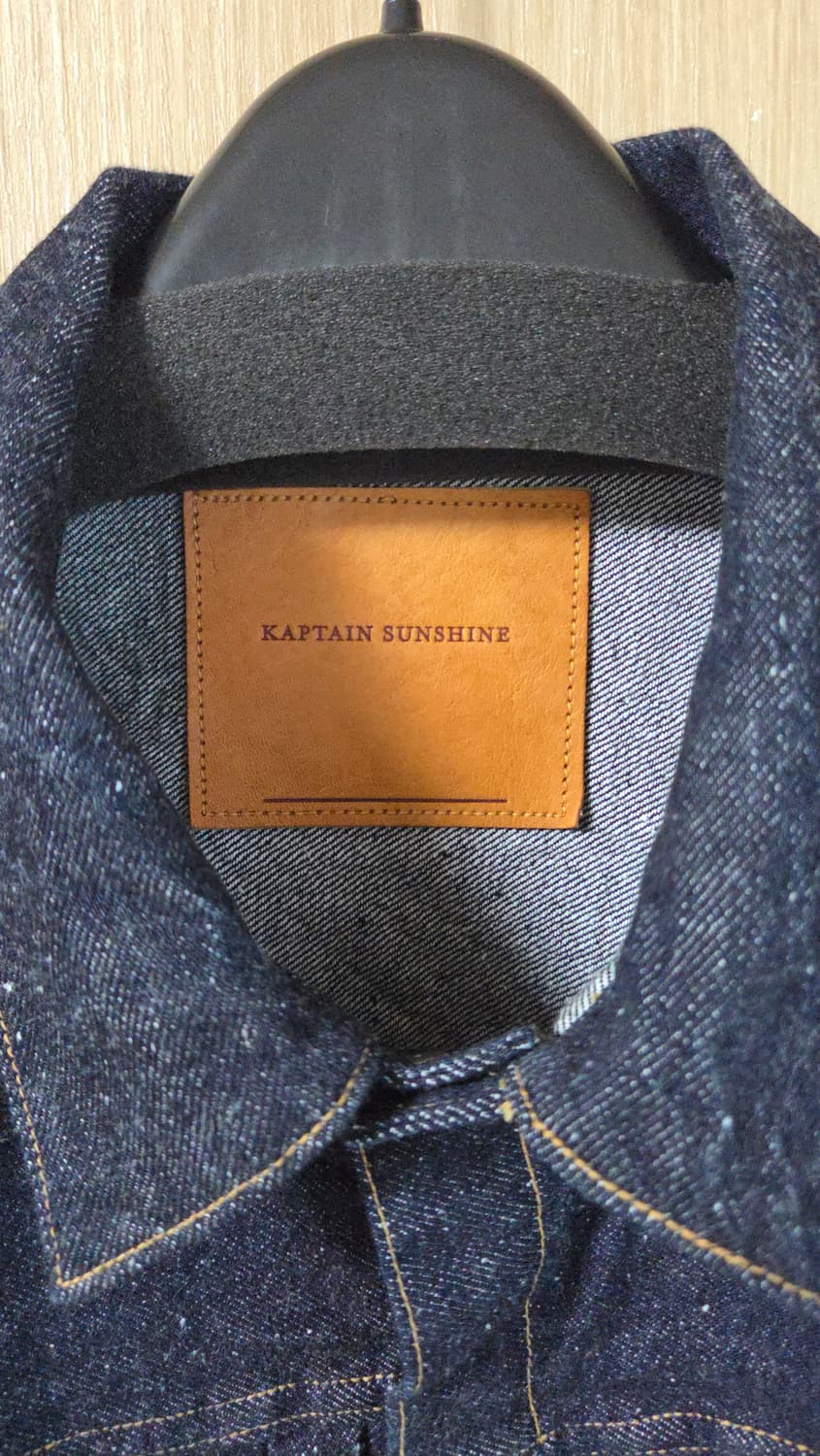 (착샷) 캡틴선샤인 타입1 트러커 데님 자켓 25fw 상품이미지2