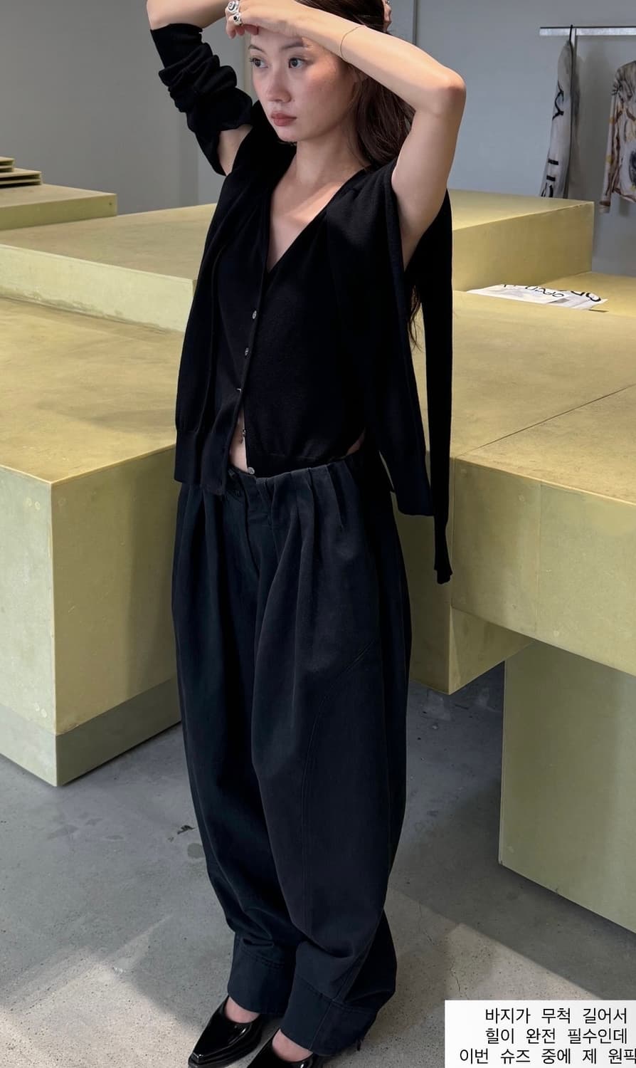 오픈와이와이   FULL GATHER PANTS 상품이미지2