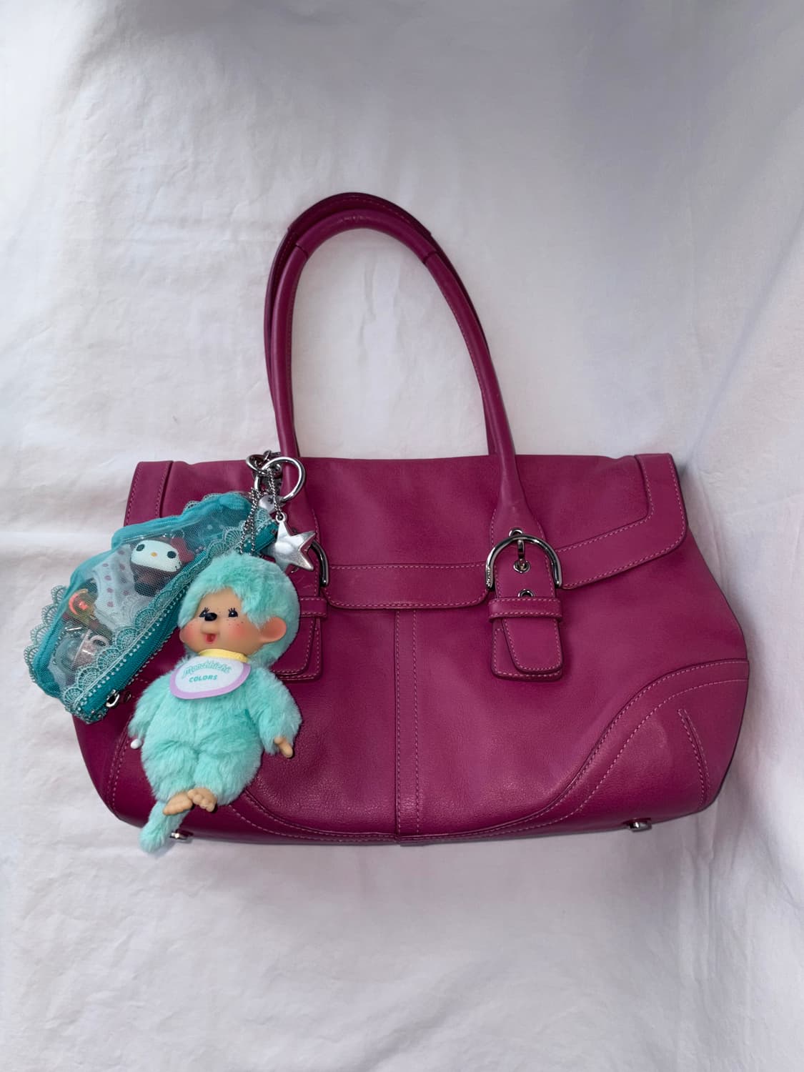 Coach pink shoulder bag 상품이미지4