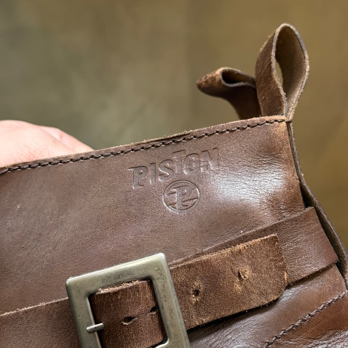 CIAK 피스톤 이탈리아 생산 앵클 벨트 부츠 43 상품이미지9