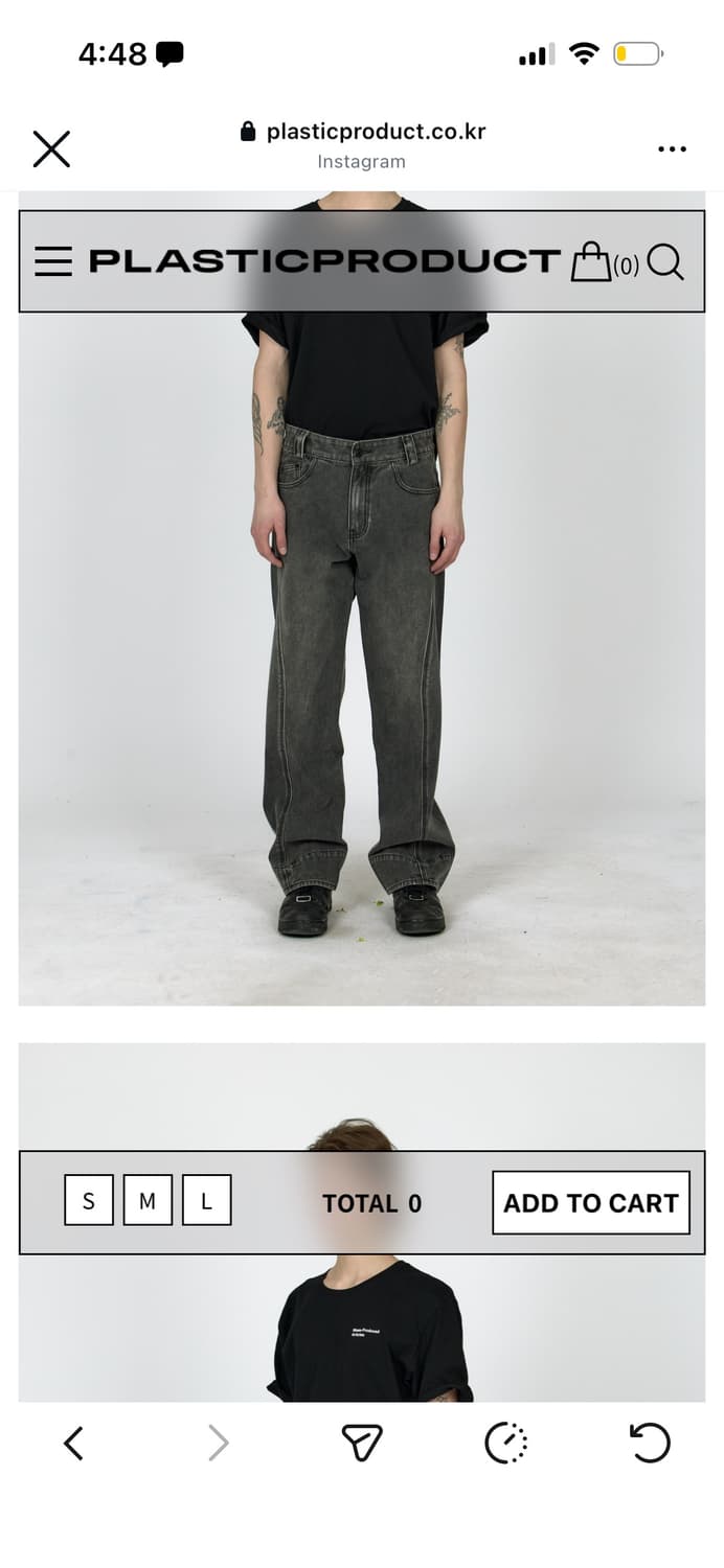 플라스틱프로덕트 드리프트 데님 S 상품이미지3