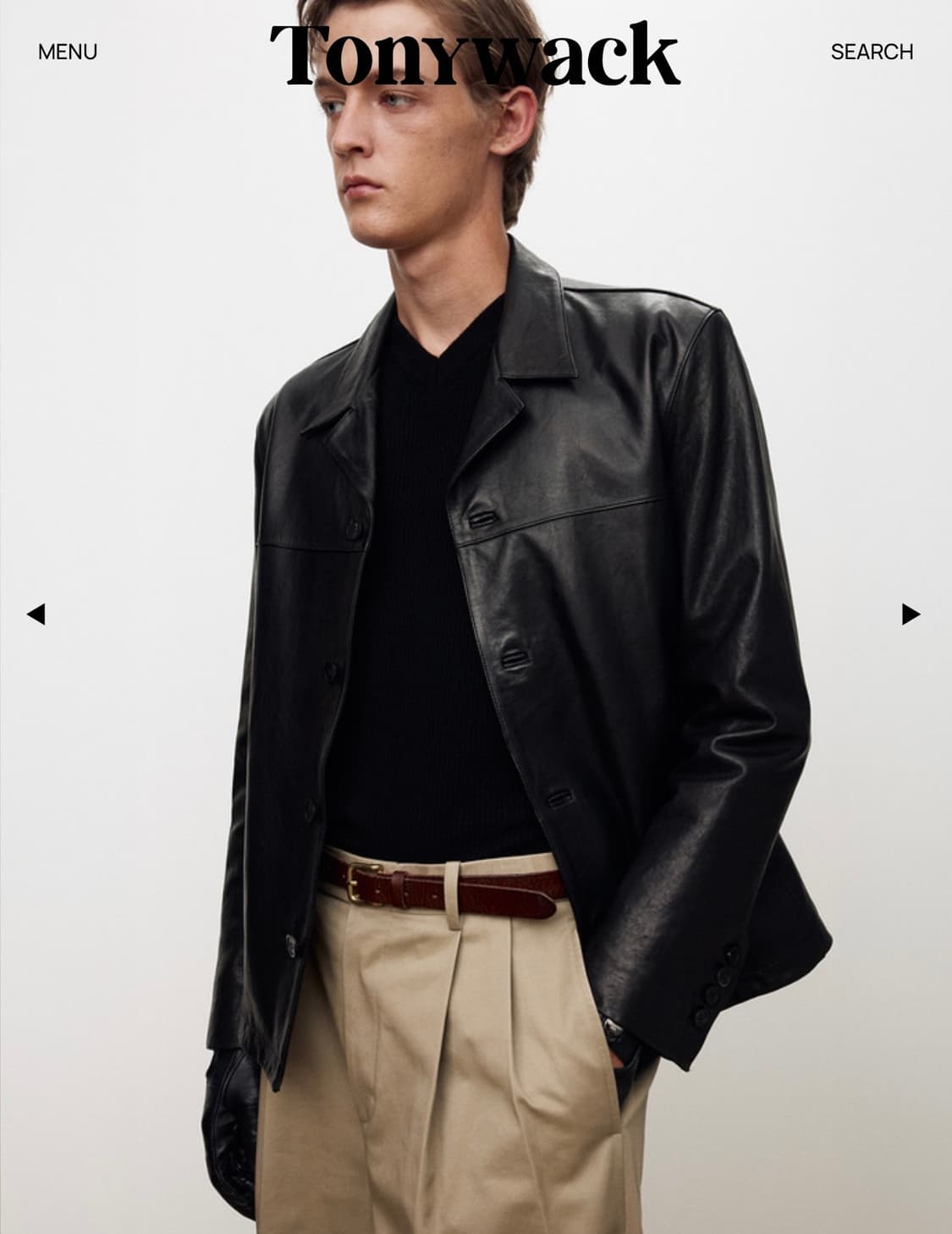 Tonywack 램스킨 레더 자켓 상품이미지5