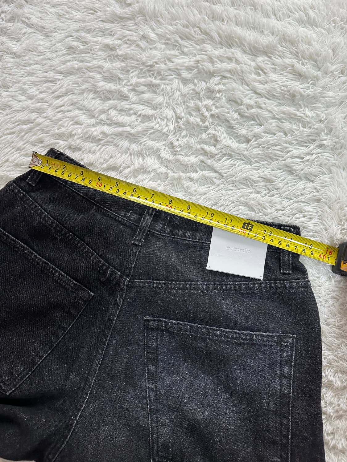 Vivastudio 블랙 데님 팬츠 S 상품이미지8