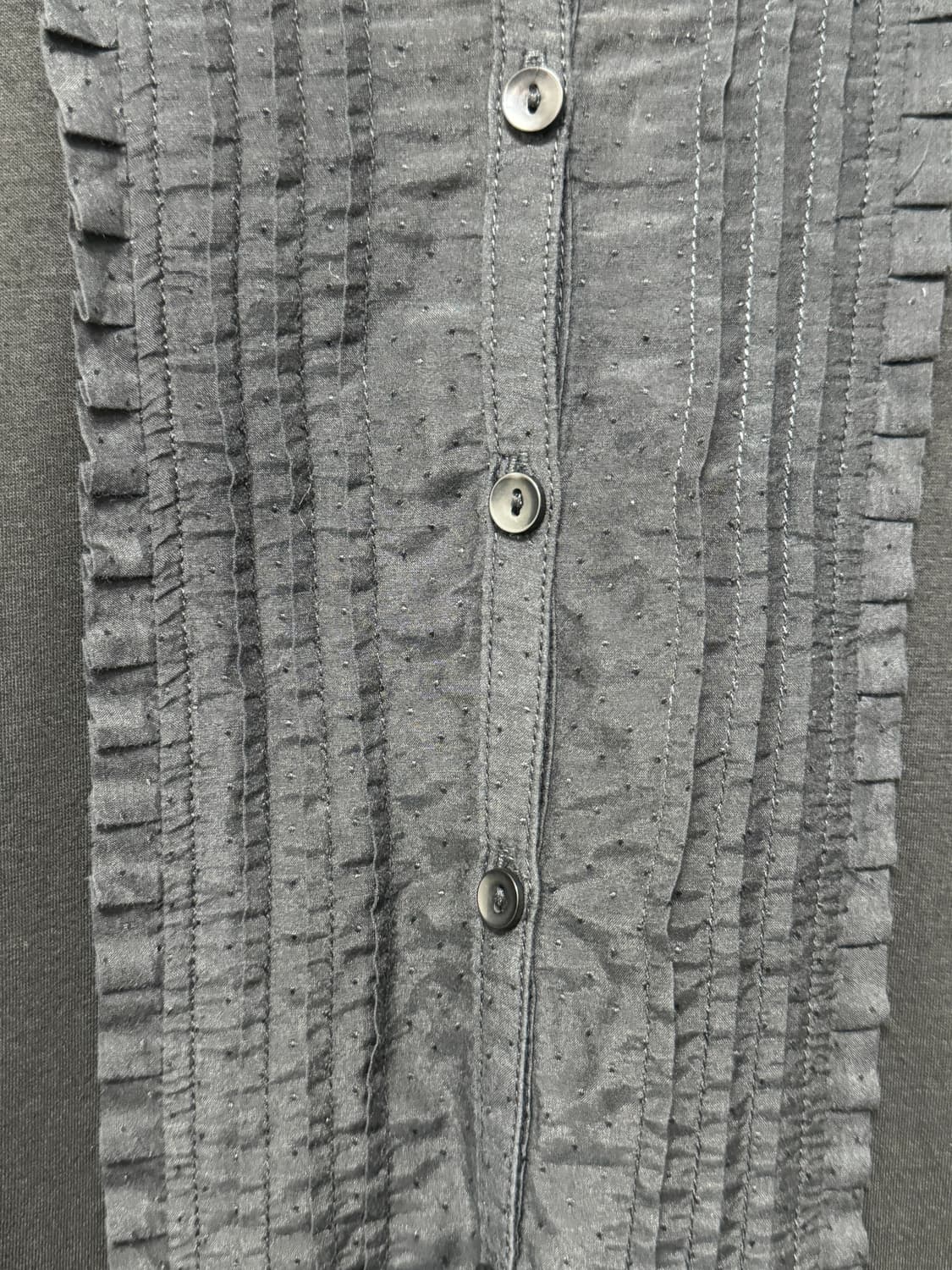 단추 레이스 슬리브 상품이미지3