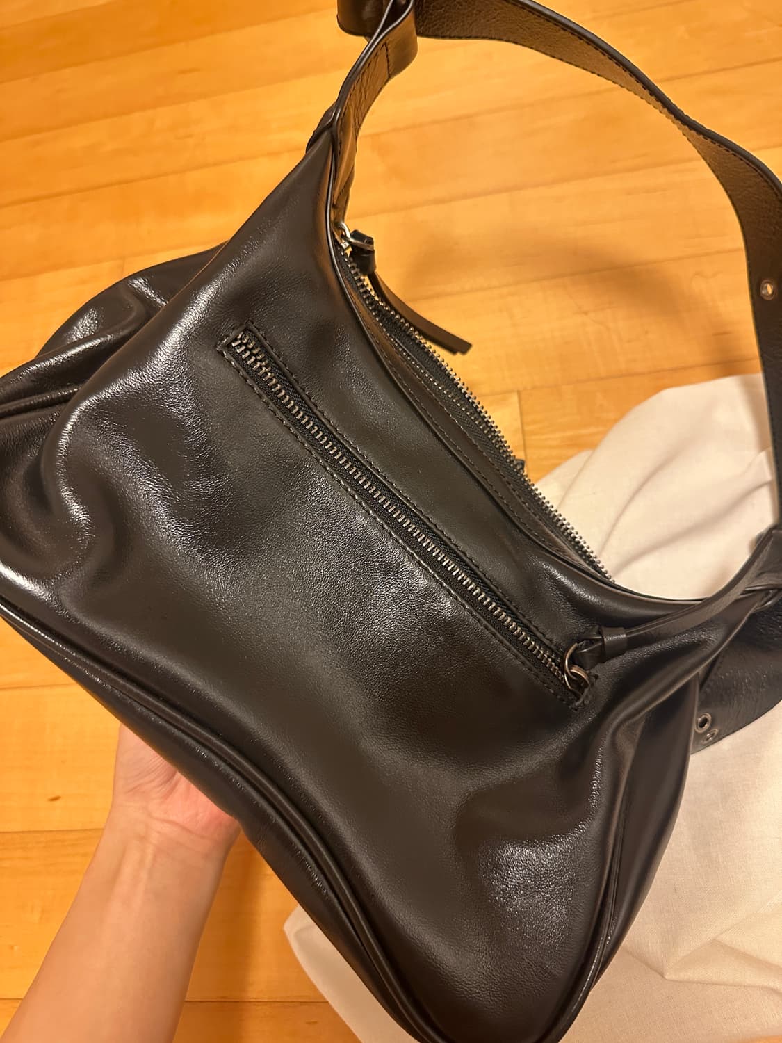 자라 x 앤더슨벨 레더 크로스바디 백 멀티컬러 상품이미지4