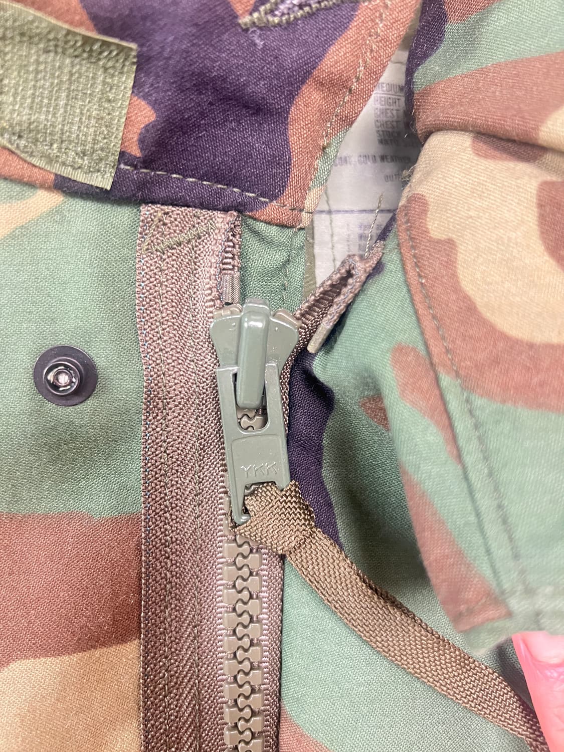 90s U.S. Army OG M65 우드랜드 필드자켓 M-S 상품이미지5
