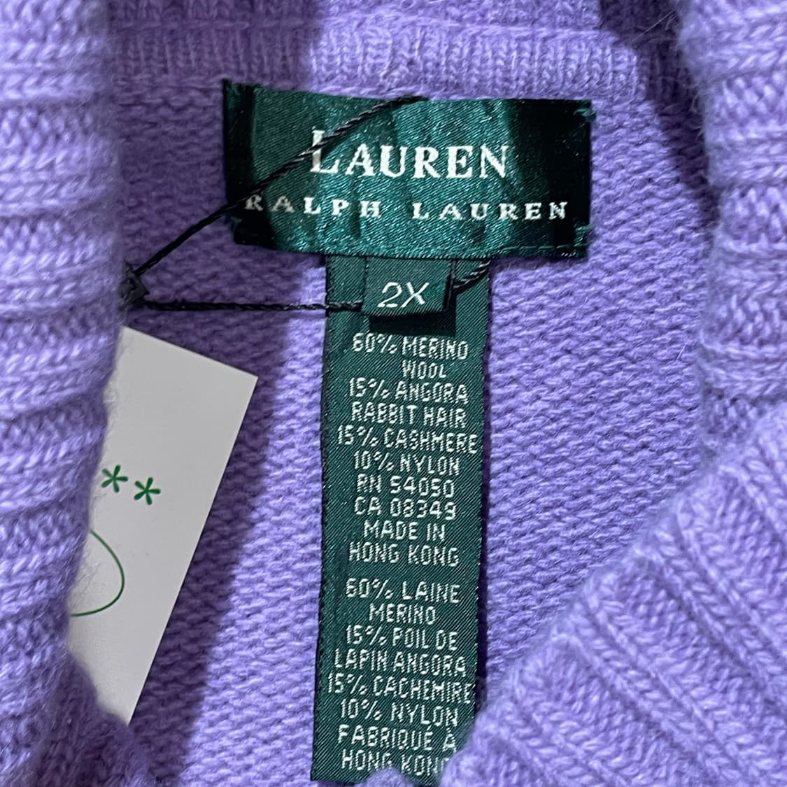 (2XL) LAUREN 랄프 로렌 터틀넥 니트 상품이미지7