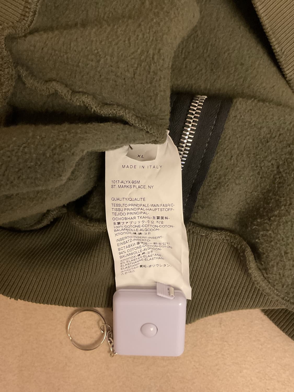 Alyx distressed camo zip up hoodie 상품이미지8