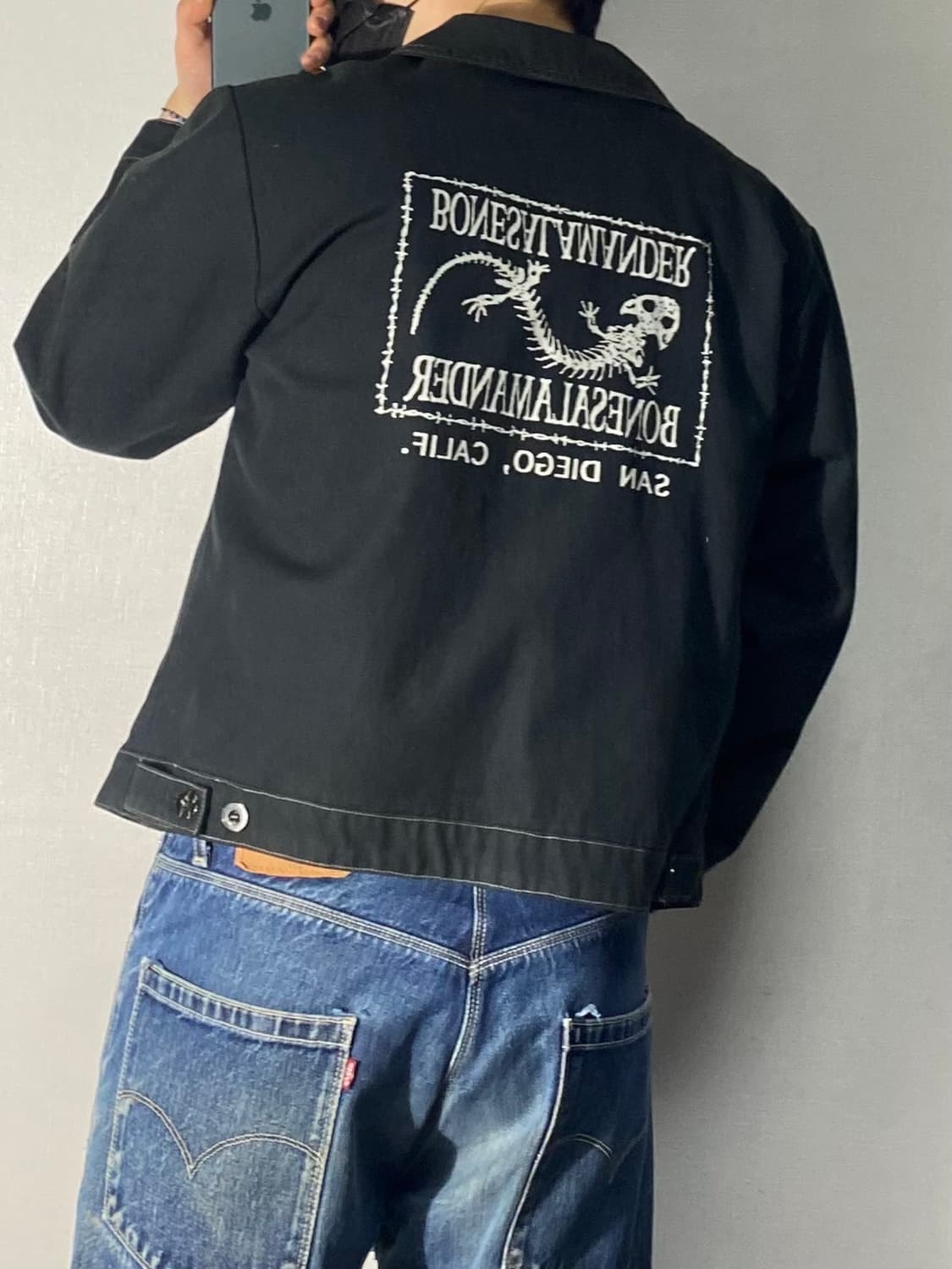 [M] Spalding BONESALAMANDER 프린팅 워크자켓 상품이미지9