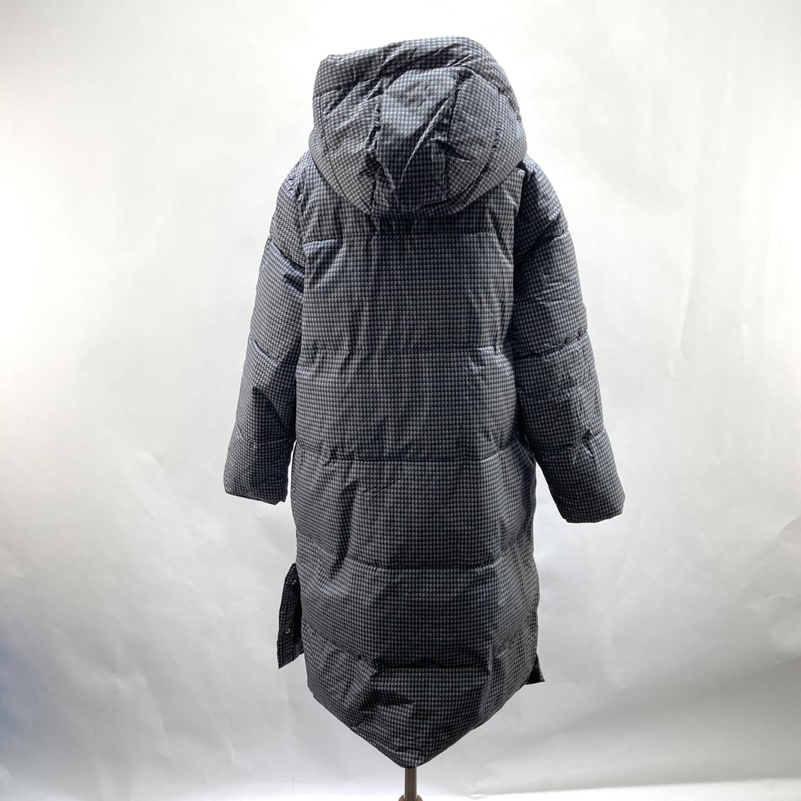 벤시몽 여성 롱패딩자켓 패턴체크 2023 95  상품이미지3