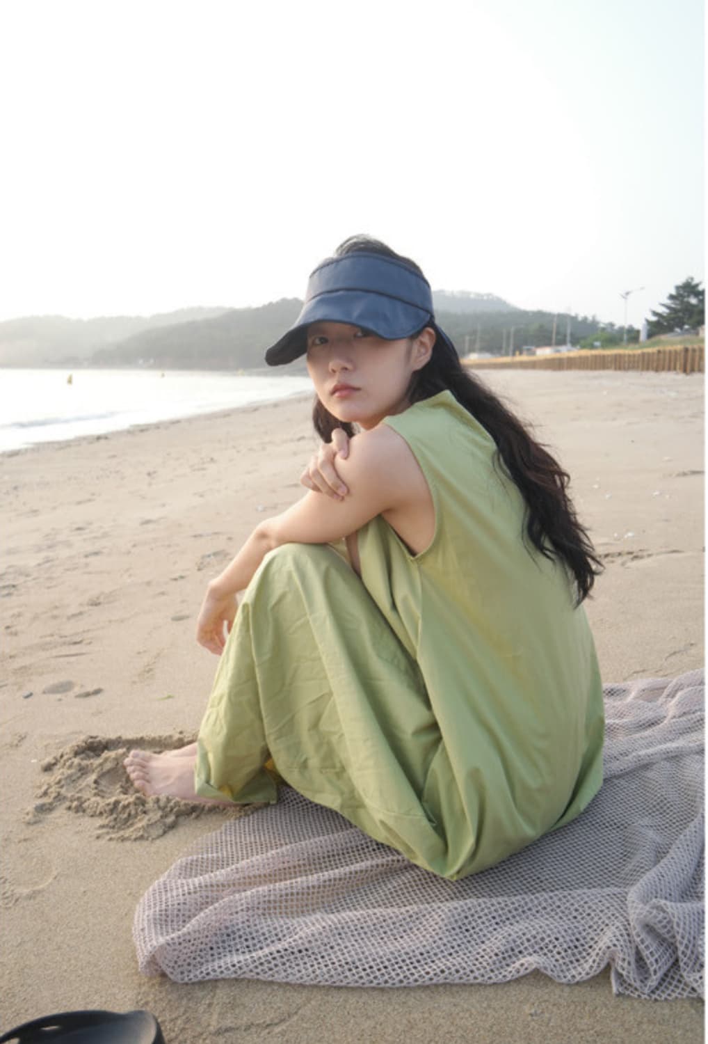 투웨이 에이프런 원피스 블랙 상품이미지1