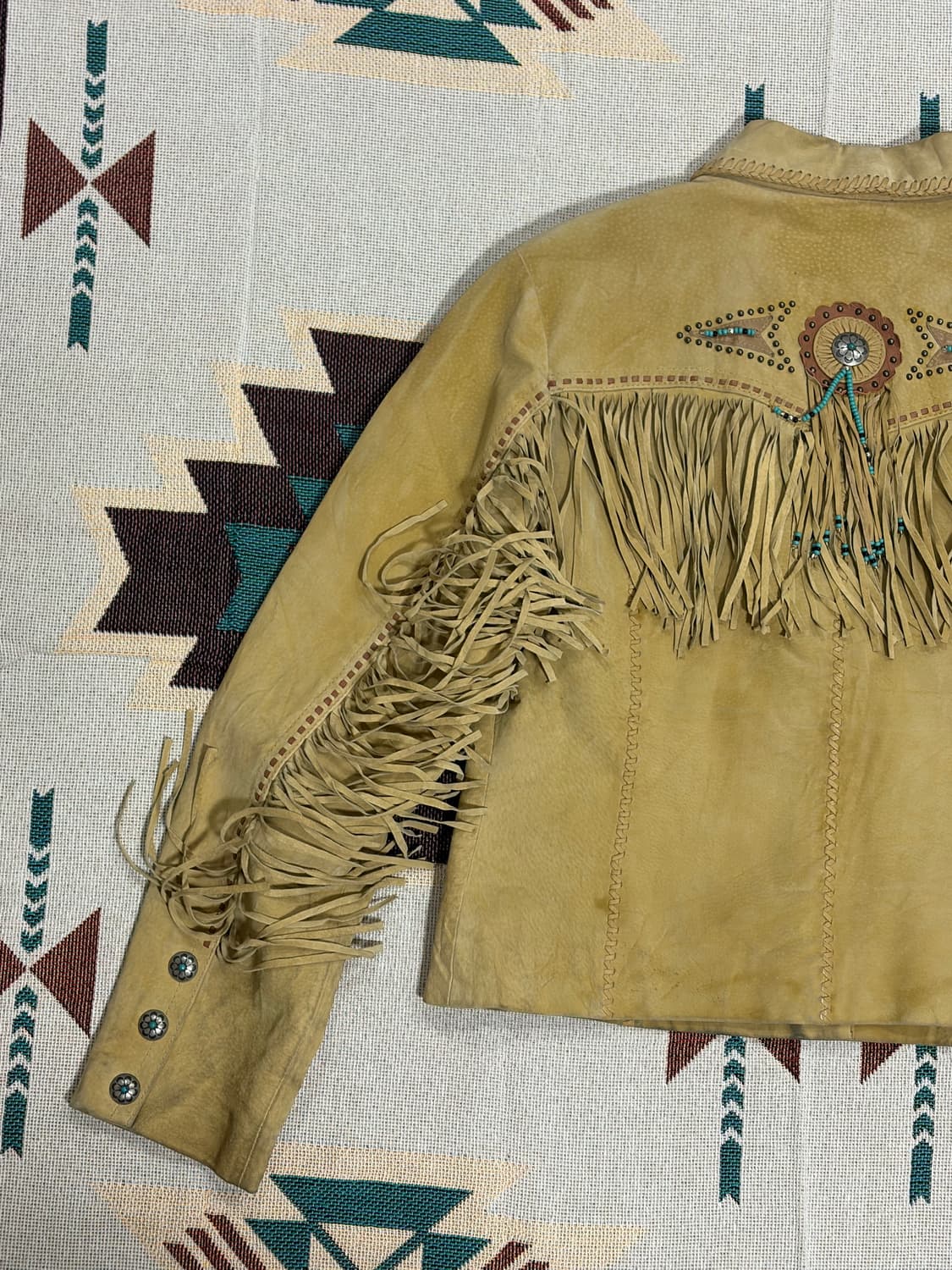 스컬리 웨스턴 프린지 크롭 레더자켓 상품이미지7