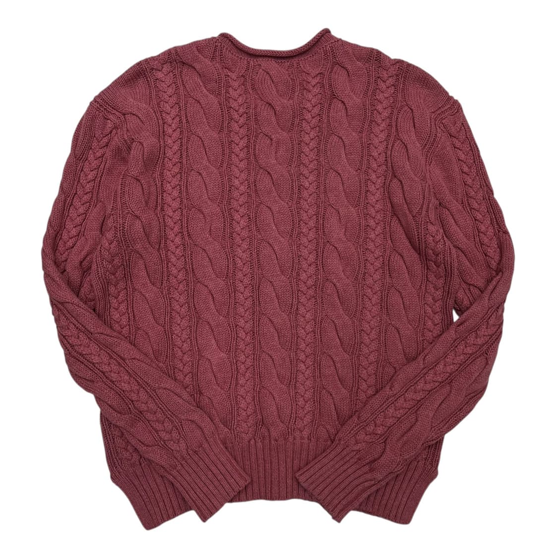 폴로 랄프로렌 화이트포니 핑크 꽈배기 니트 S 상품이미지3