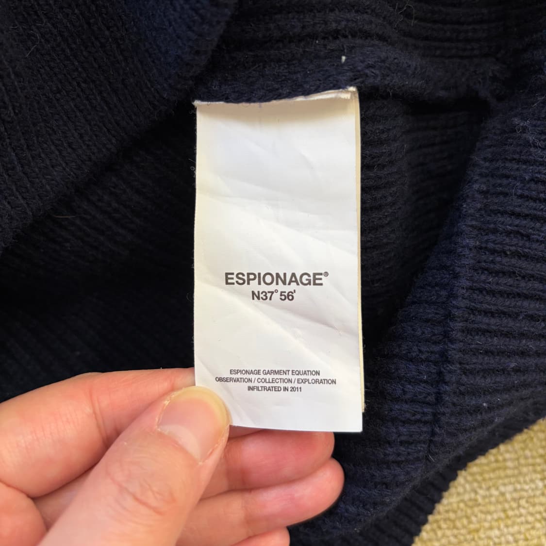 에스피오나지 네이비 가디건(XL) 상품이미지5