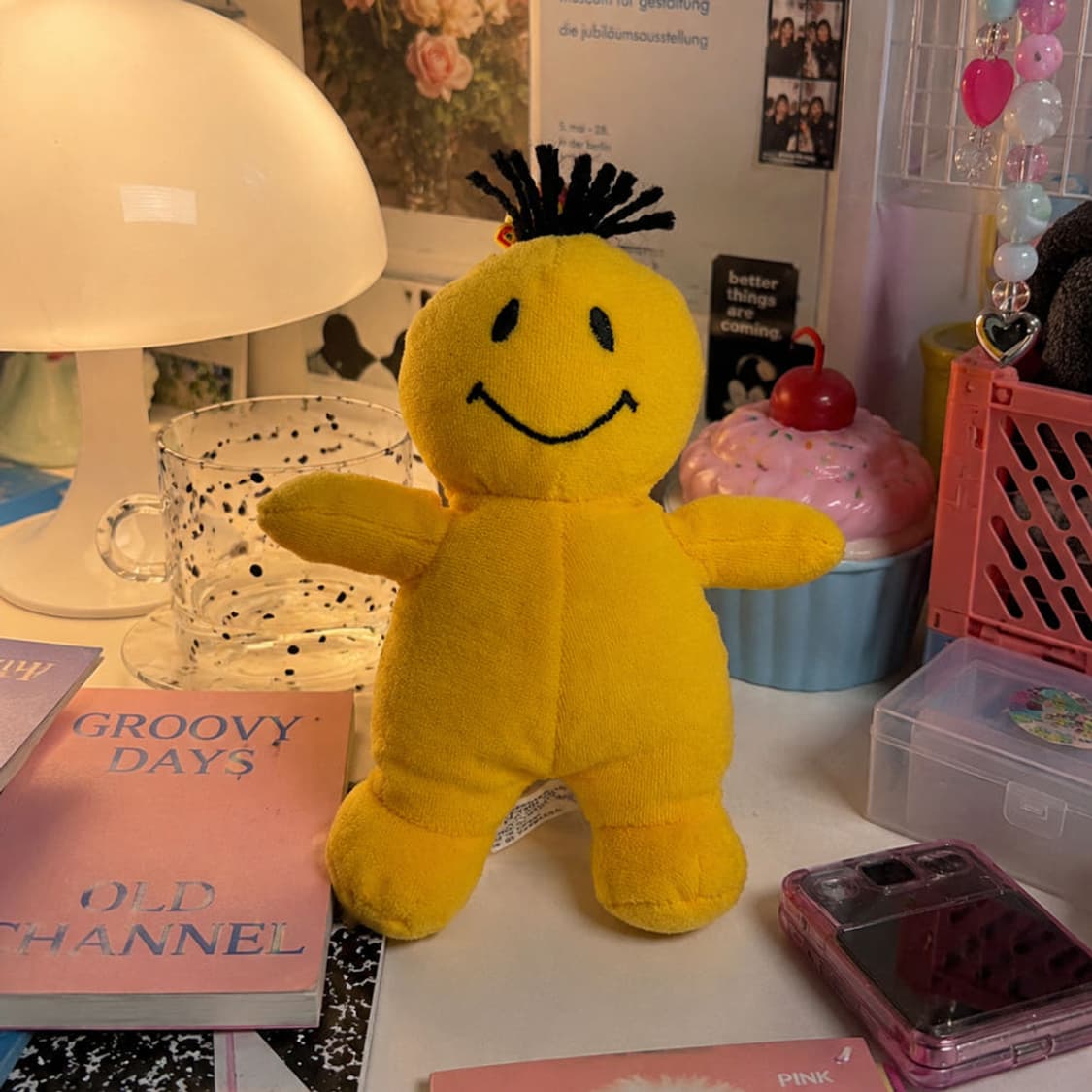 키치 인테리어 완성 스마일 빈티지 인형 상품이미지2