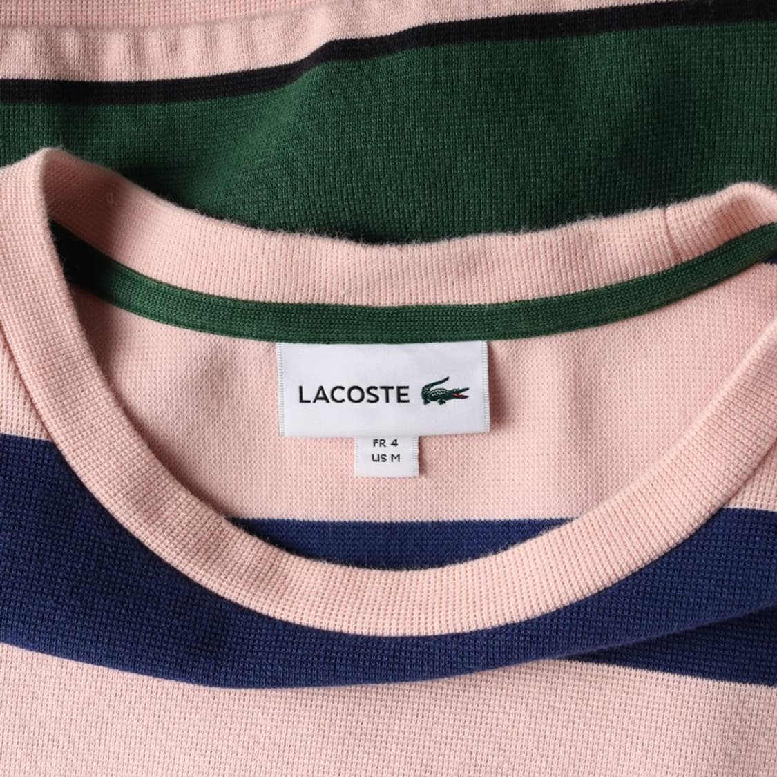 라코스테 스트라이프 맨투맨 M 상품이미지5