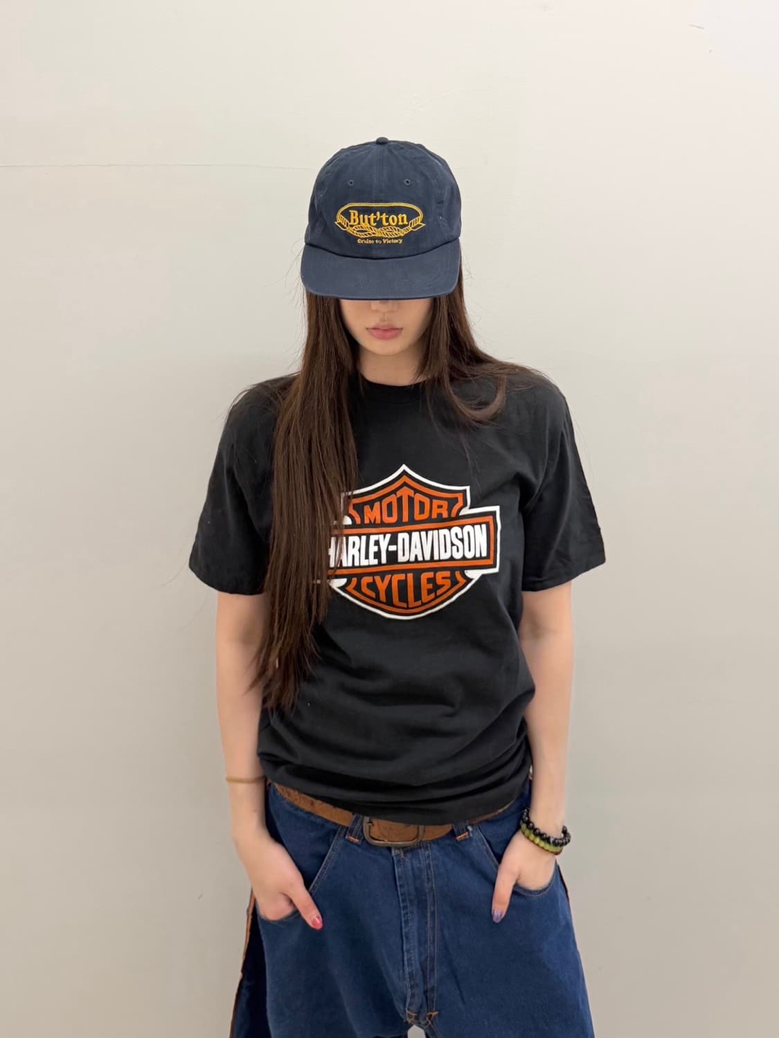 할리데이비슨 반팔 블랙 상품이미지1