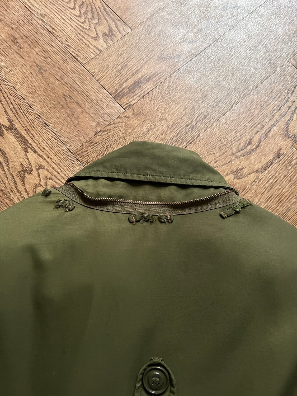 [L]70's 오리지널 캐나다군 IECS 필드 파카 내피포함 상품이미지8